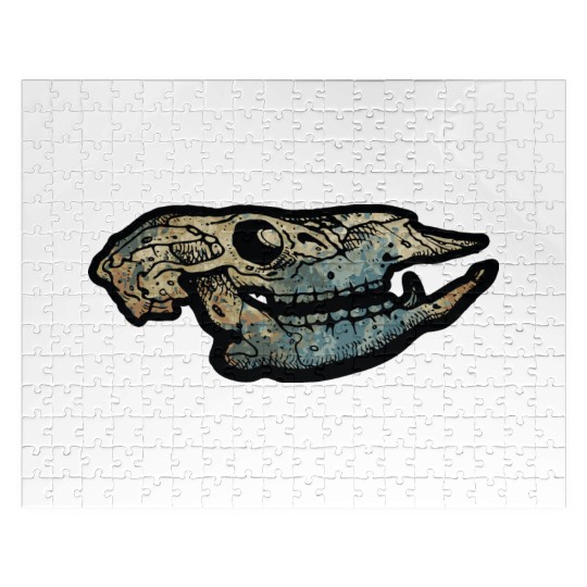 cow skull Jigsaw Puzzles