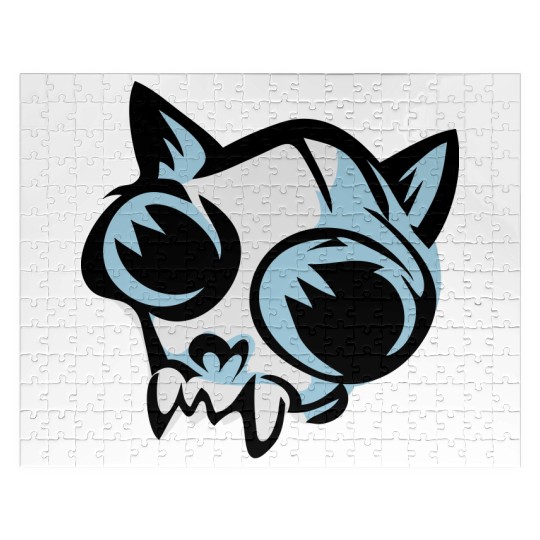 cat skull Jigsaw Puzzles