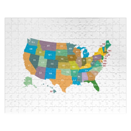 US States Jigsaw Puzzles