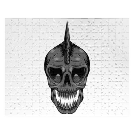 punk skull Jigsaw Puzzles
