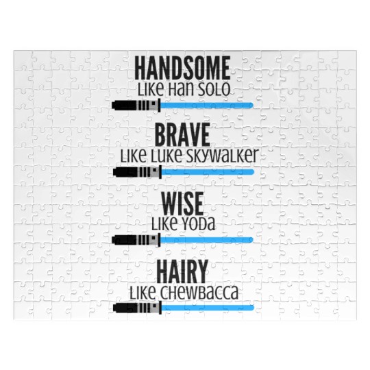 Handsome like Han Solo Jigsaw Puzzles