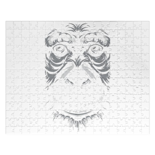 Monkey face Jigsaw Puzzles