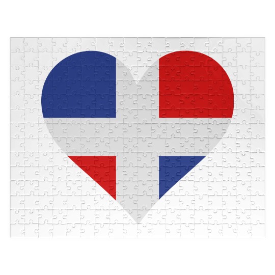 A Heart For The Dominican Republic Jigsaw Puzzles