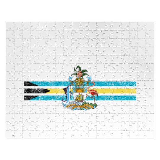 Bahamas Flag Jigsaw Puzzles - Bahamas Emblem & Bahamas Flag