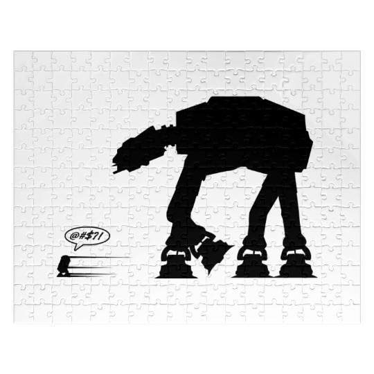 R2D2 vs AT-AT Jigsaw Puzzles