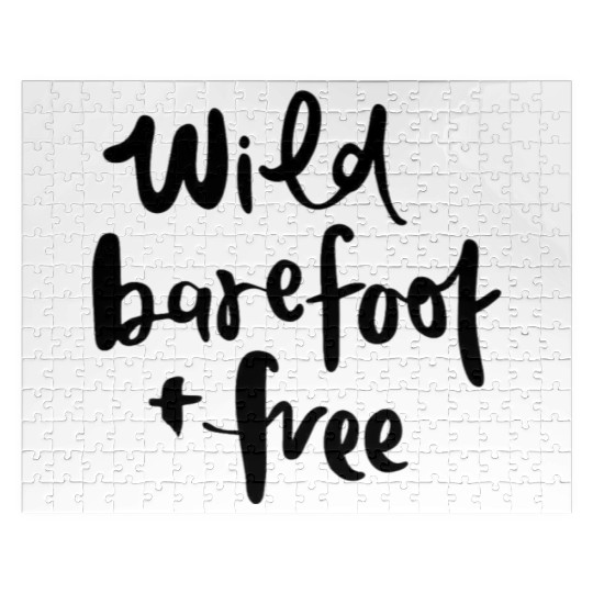 wild barefoot and free Jigsaw Puzzles