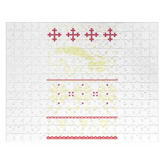 Camaro - Ugly Christmas Sweater for Camaro lover Jigsaw Puzzles