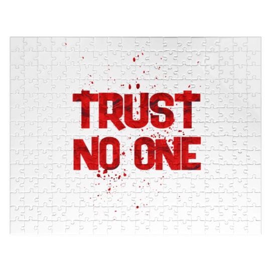 trust no one Jigsaw Puzzles