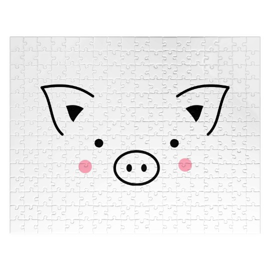 pig sow piglet piglet boar I gift idea Jigsaw Puzzles