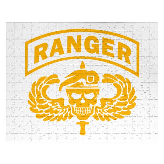 US Army Ranger Skull Jigsaw Puzzles