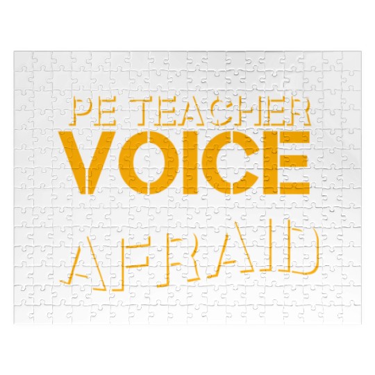 I Have Physical Education Teacher Voice Jigsaw Puzzles