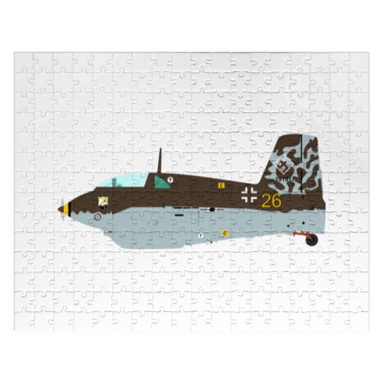 Messerschmitt ME 162 Aircraft Kraftei WW2 Gift Jigsaw Puzzles