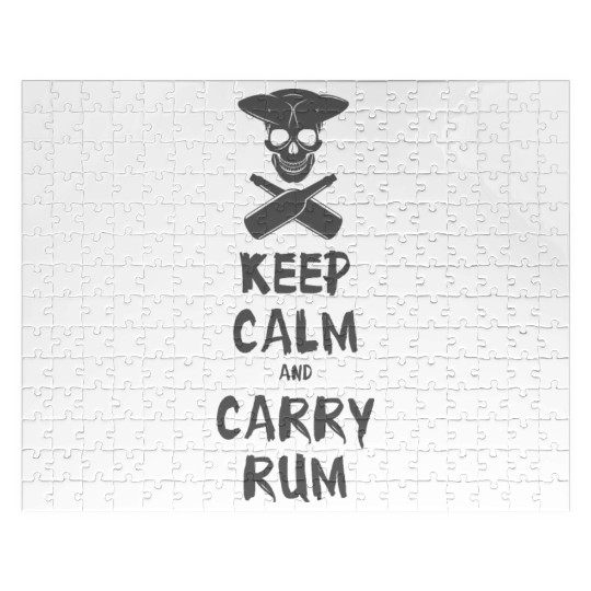 keep calm pirate Jigsaw Puzzles