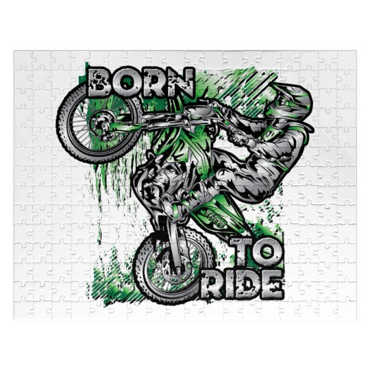Supercross Born To Ride Jigsaw Puzzles
