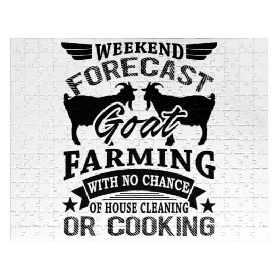 Weekend Forecast Goat Farming Jigsaw Puzzles