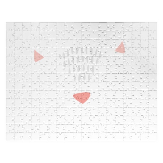 cat face cute gift love cuddle pet relax animal Jigsaw Puzzles