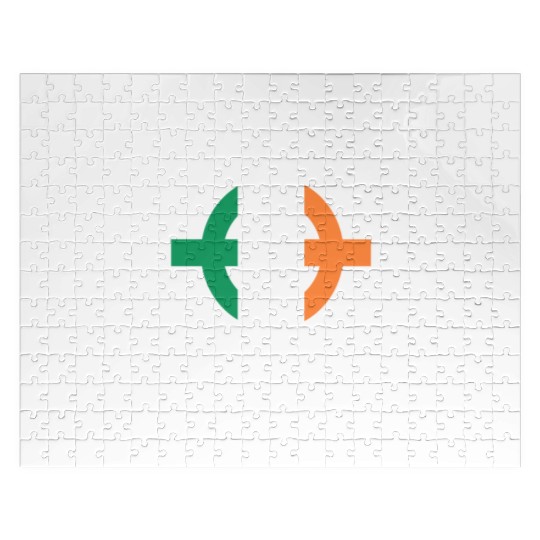 Ireland Pride Philadelphia Irish Celtic Cross Jigsaw Puzzles