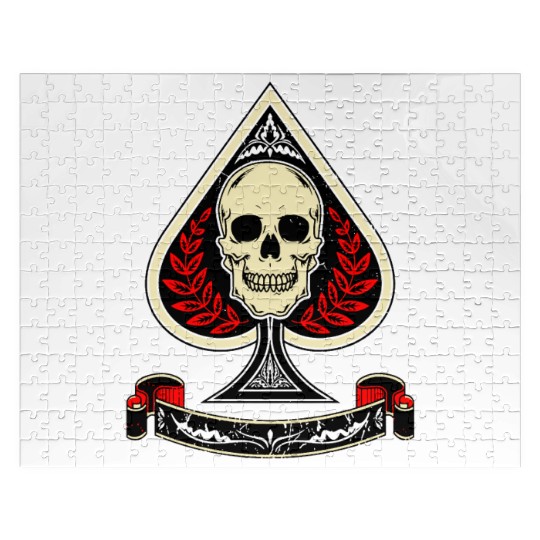 Death of Spade Card Jigsaw Puzzles