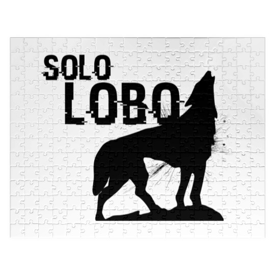 Solo Lobo - Lone wolf spanish Jigsaw Puzzles