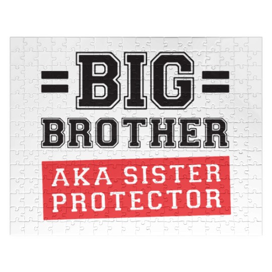 Gift For Big Brother Aka Little Sister Protector T Jigsaw Puzzles