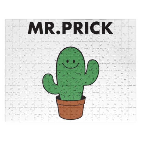 Mr Prick Men Funny Indie Style Slogan Hipster Mexi Jigsaw Puzzles