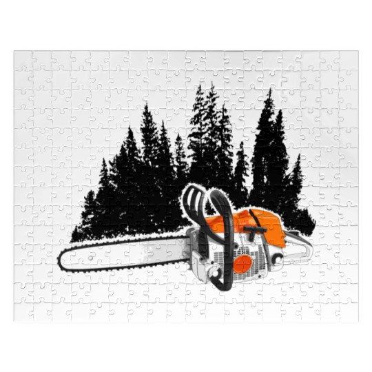 Your Forestry Business - Chainsaw & Pine Forest Jigsaw Puzzles