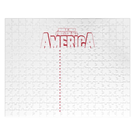 Veteran - World tour free em all America Jigsaw Puzzles