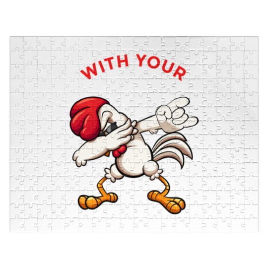 Rock Out With Your Cock Out Rooster Jigsaw Puzzles