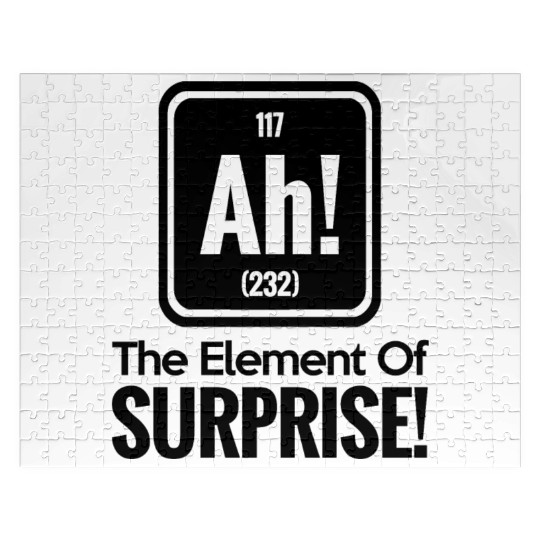 AH! THE ELEMENT OF SURPRISE! Jigsaw Puzzles