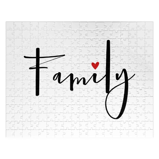 Family Heart Love Community Gift Jigsaw Puzzles