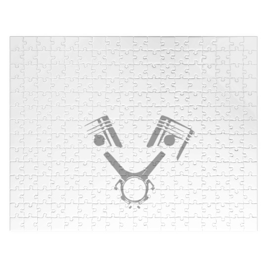 No Replacement For Displacement V8 Muscle Car Gift Jigsaw Puzzles