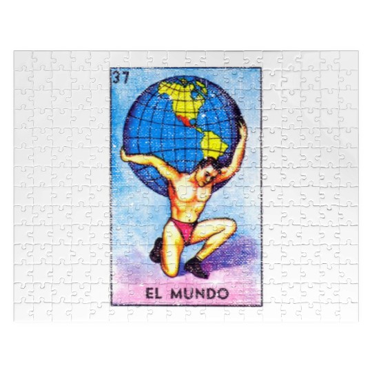 El Mundo Mexican Loteria Bingo Card Jigsaw Puzzles