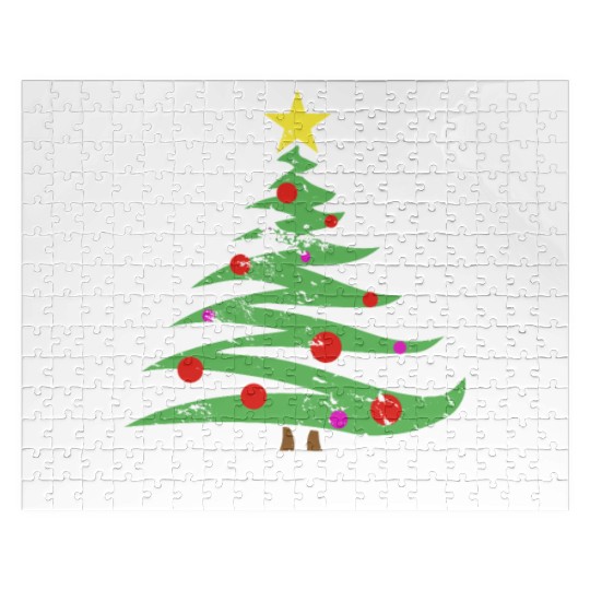 Christmas Tree gift winter kids grandparents Jigsaw Puzzles