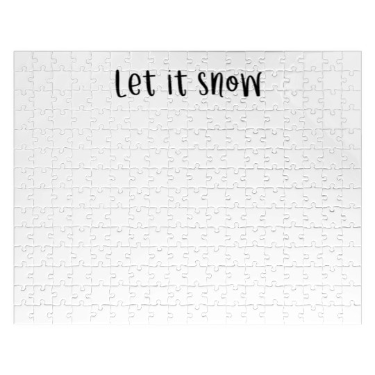 Let It Snow Jigsaw Puzzles