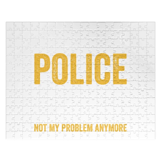 RETIRED POLICE OFFICER Cop Gift Retirement Jigsaw Puzzles