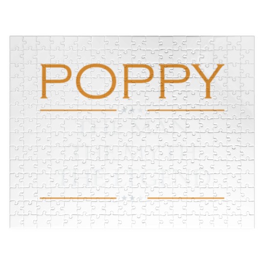 Poppy the man the myth the legend Jigsaw Puzzles