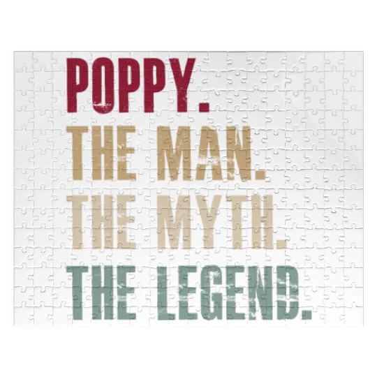 Poppy the man the myth the legend Jigsaw Puzzles