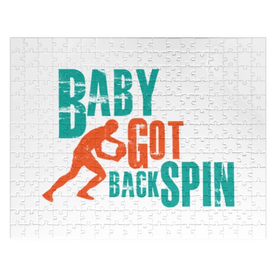 I play table tennis with backspin and backhand Jigsaw Puzzles