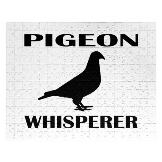 Pigeon Whisperer Bird Lover Birding Birder gift Jigsaw Puzzles