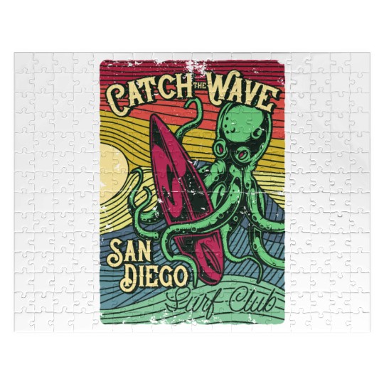 Catch the Wave, San Diego Surf Club Jigsaw Puzzles