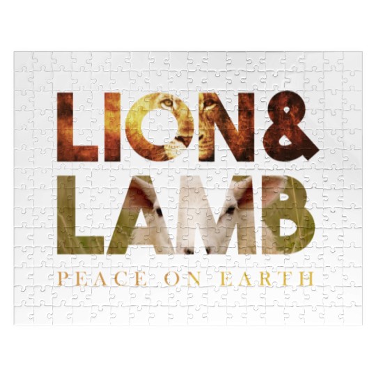 The lion and the lamb Jigsaw Puzzles