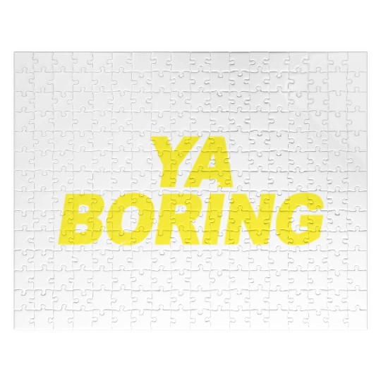 Ya Boring Brooklyn Nine Nine B99 Quotes Jigsaw Puzzles