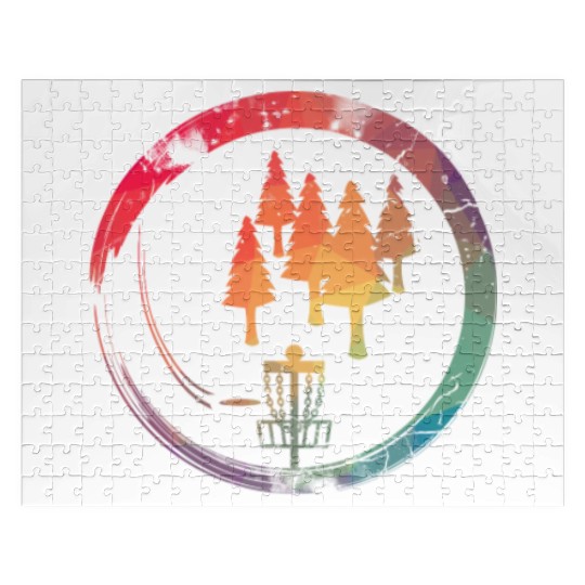 Disc Golf Frolf Frisbee Golfer Driver Putter Gift Jigsaw Puzzles