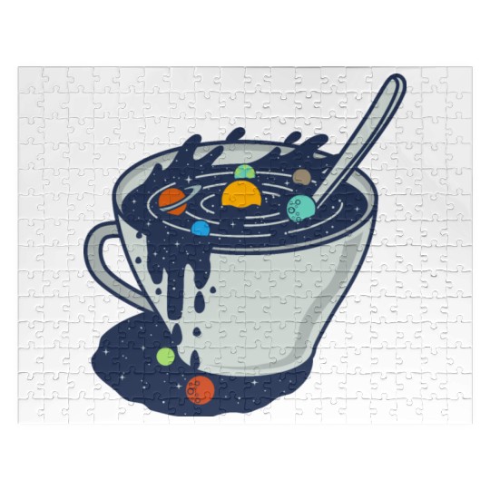 Galaxy Physics Science Coffee Universe Gift Idea Jigsaw Puzzles