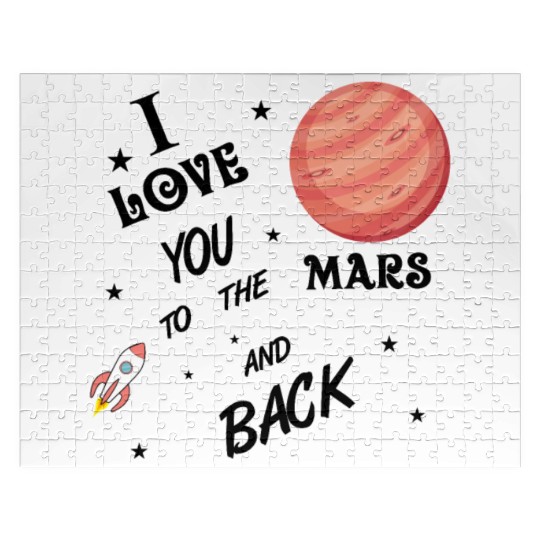 I love you to the Mars and back Jigsaw Puzzles