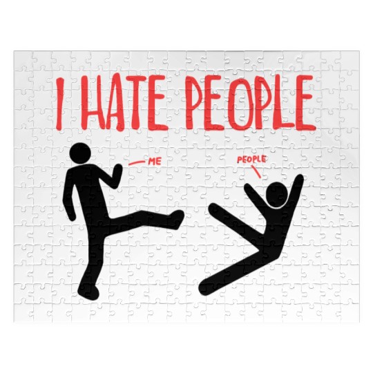 I Hate People Jigsaw Puzzles