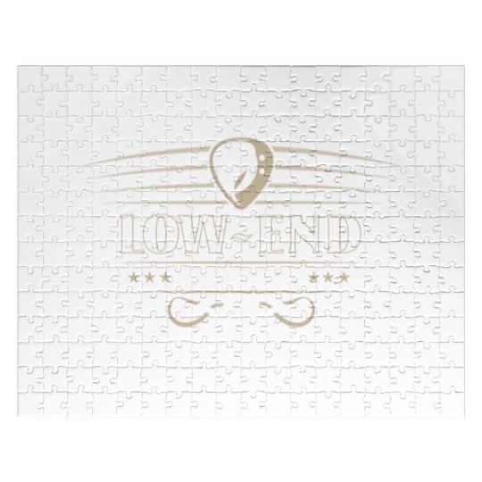 Original Low End Society for Bass Player Jigsaw Puzzles