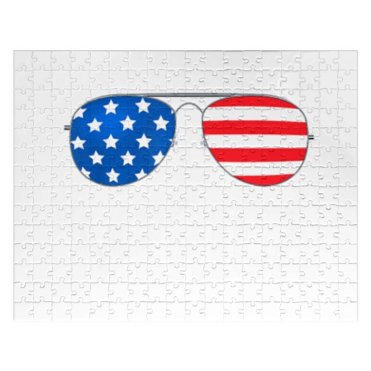 4th of July Merica Jigsaw Puzzles USA American Pride