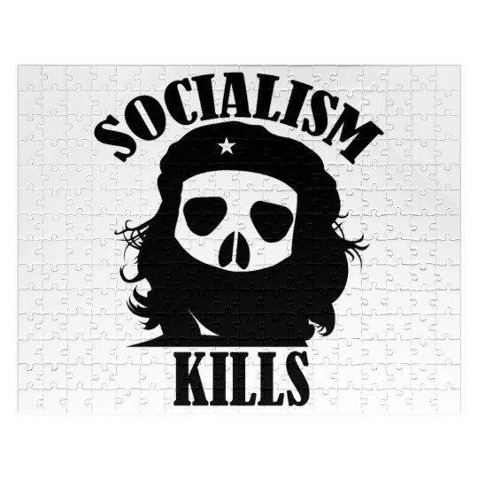 Socialism Kills No Marxism Enjoy Capitalism Jigsaw Puzzles