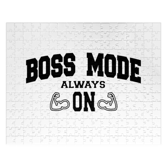 Boss Mode Fitness Gym Work Out Bizeps Jigsaw Puzzles
